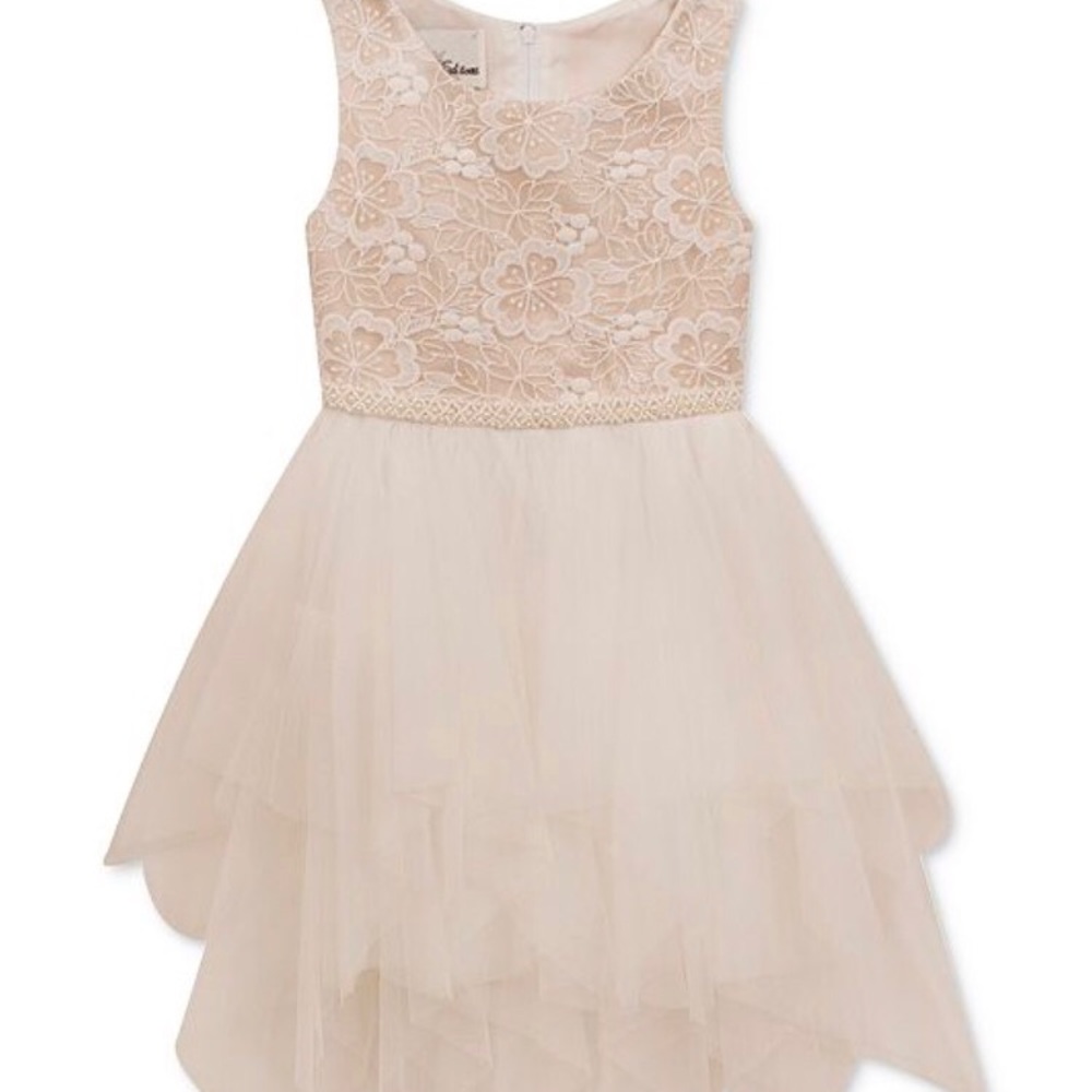 Girls lace flower dress size 4T